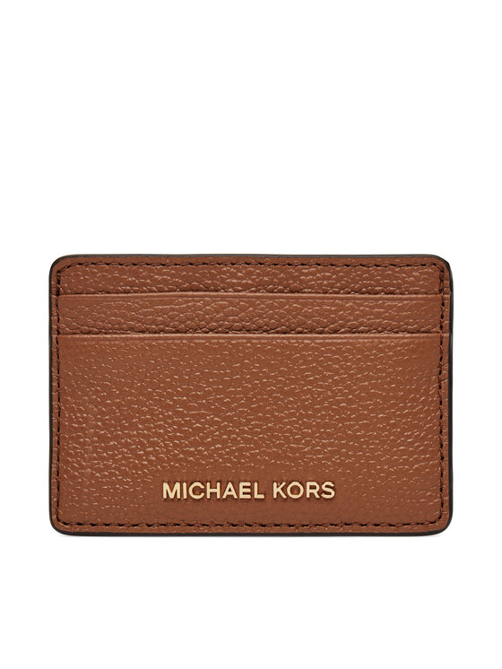 MICHAEL Michael Kors Puzdro na kreditné karty MICHAEL Michael Kors 32F7GF6D0L Hnedá