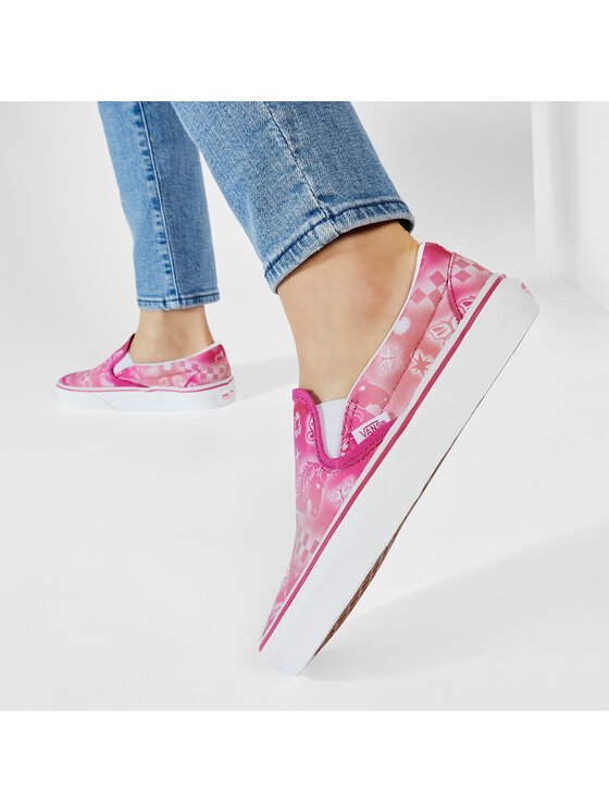Vans Tenis superge Vans Classic Slip-On VN0A33TB42W1 Roza