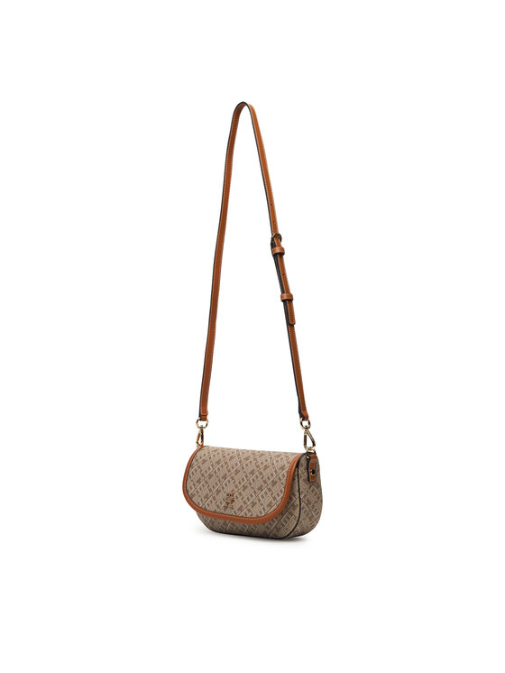 Tommy Hilfiger Kabelka Tommy Hilfiger Th Monoplay Saddle Bag AW0AW19172 Svetlo béžová