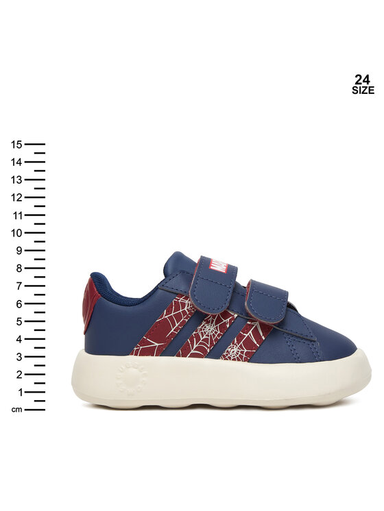 adidas Снікерcи adidas Marvel Spider-Man Grand Court JS2342 Cиній