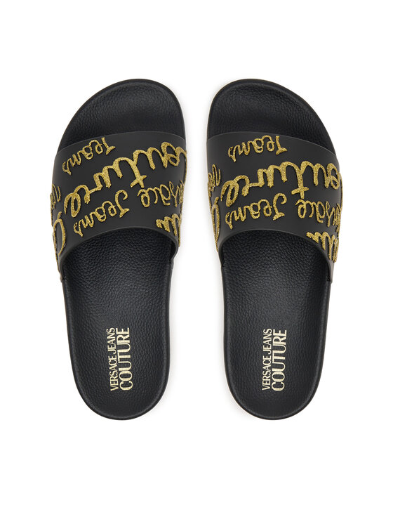 Versace Jeans Couture Шльопанці Versace Jeans Couture 79VA3SQ1 Чорний
