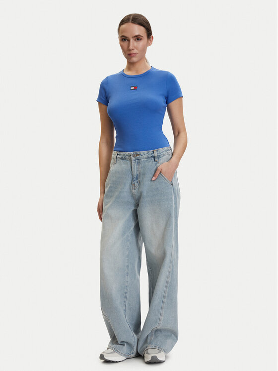 Tommy Jeans Tommy Jeans Camiseta DW0DW17881 Azul Slim Fit
