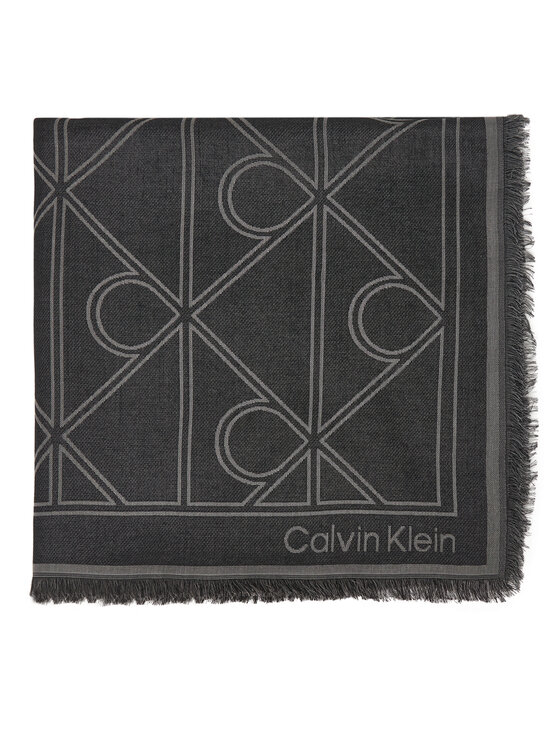 Calvin Klein Šál Calvin Klein LV04D8062G Sivá