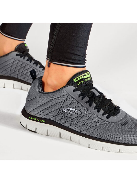 Skechers Sneakers Skechers The Happs 52185/LGBK Gri