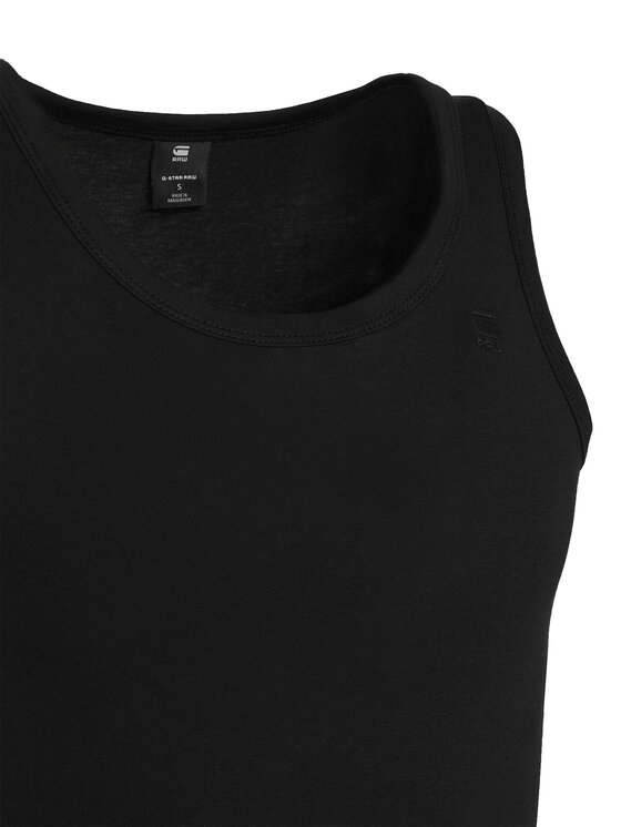 G-STAR G-Star Raw Conjunto de camisetas de tirantes D25476-3310 Negro Regular Fit