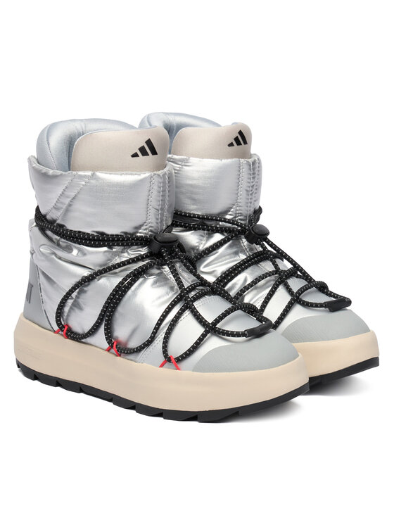 adidas Снігоходи adidas Moon Boot Ace JQ7849 Срібний