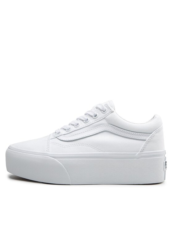Vans Zapatillas de tenis Vans Old Skool Stacked VN0A7Q5MW001 Blanco