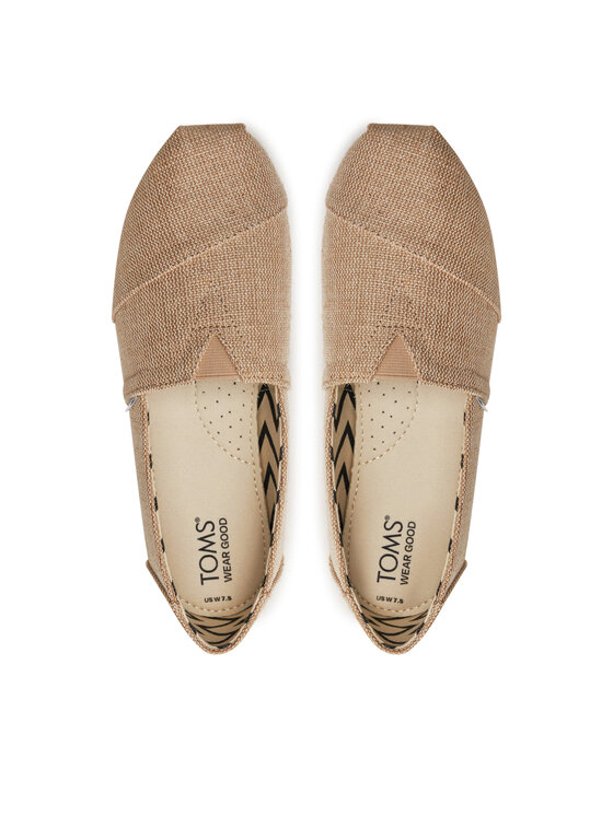 Toms Tenisky Toms Alpargata 10017741 Béžová
