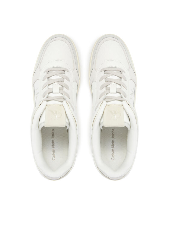 Calvin Klein Jeans Superge Calvin Klein Jeans Basket Cup Low Laceup Lth Mix YM0YM01308 Bela