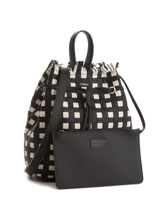 Furla Ročna torba Furla Stacy 946011 B BS0 BNG4 Črna