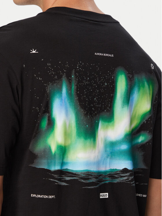 HUGO HUGO Camiseta 50570323 Negro Regular Fit
