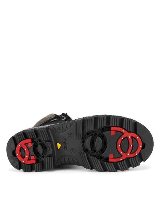 Rieker Botines planos Rieker X8200-00 Negro