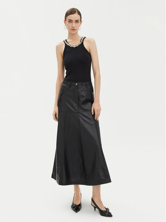 PINKO PINKO Топ 105378 A2P9 Чорний Regular Fit