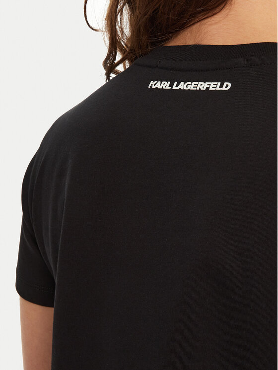KARL LAGERFELD KARL LAGERFELD Camiseta A1W17124 Negro Regular Fit