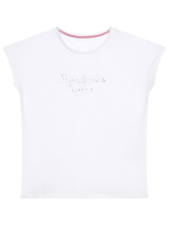 Pepe Jeans Pepe Jeans Футболка Nuria PG502460 Білий Regular Fit