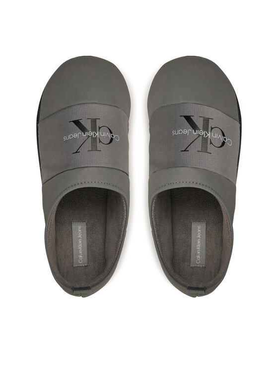 Calvin Klein Jeans Naminės šlepetės Calvin Klein Jeans Home Slipper Mono YM0YM00840 Pilka
