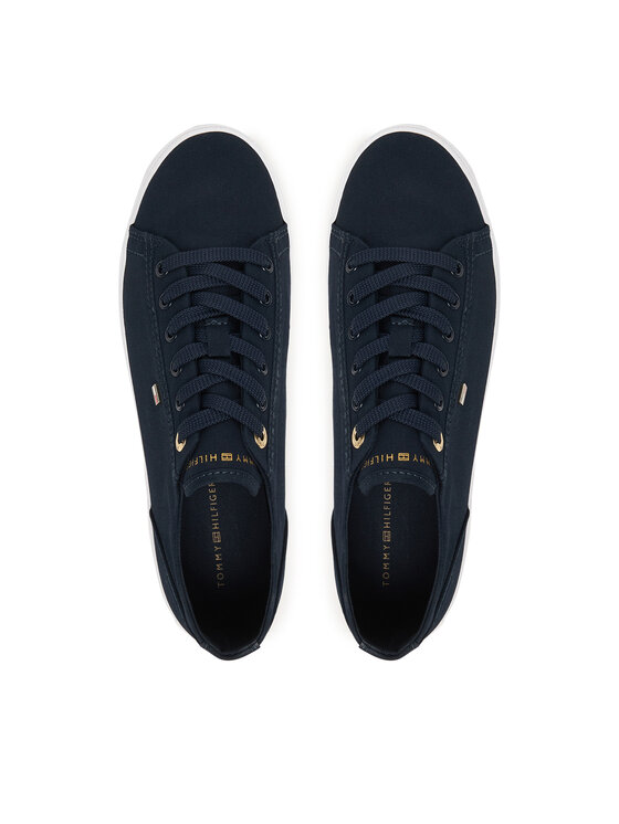 Tommy Hilfiger Sportcipők Tommy Hilfiger Th Foxing Sneaker Canvas FW0FW09170 Sötétkék