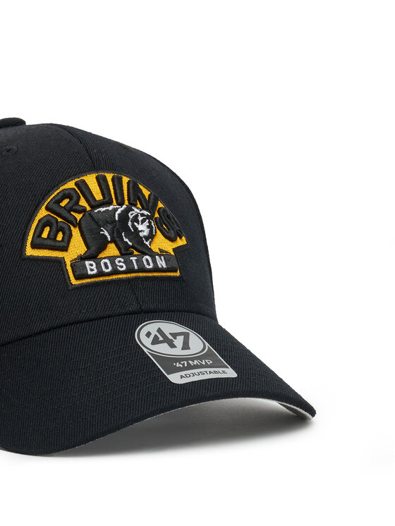 47 Brand Gorra con visera 47 Brand NHL Boston Bruins H-MVP01WBV Negro