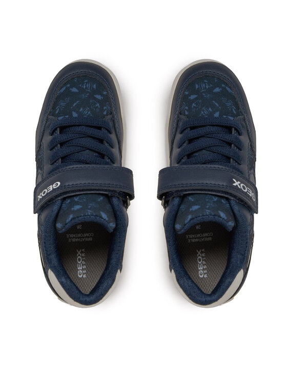 Geox Snīkeri Geox J Arzach Boy J454AA 0AWBC C0836 S Tumši zils