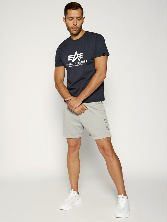 Alpha Industries Alpha Industries Футболка Basic 100501 синій Regular Fit