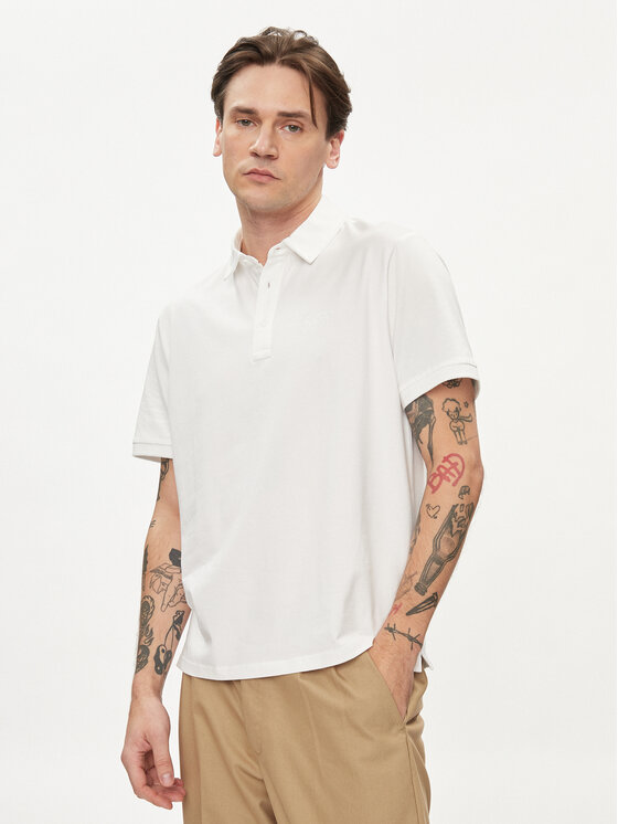 Pepe Jeans Pepe Jeans Поло Harper PM542157 Білий Regular Fit