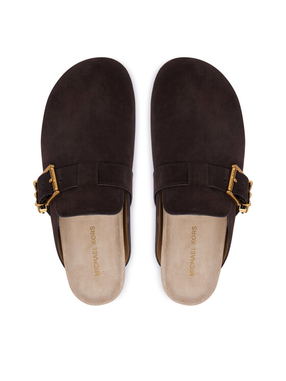 MICHAEL Michael Kors Šľapky MICHAEL Michael Kors Greer Mule 40F6GRFP1S Hnedá