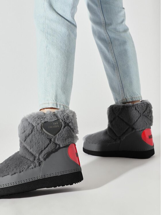 LOVE MOSCHINO Снігоходи LOVE MOSCHINO JA24232G0HJW0020 Сірий