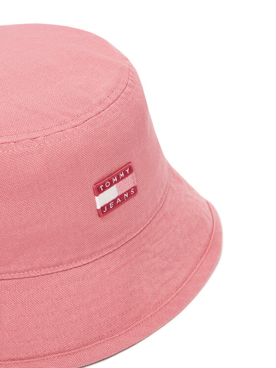 Tommy Jeans Klobouk Tommy Jeans Heritage Bucket AW0AW17581 Růžová