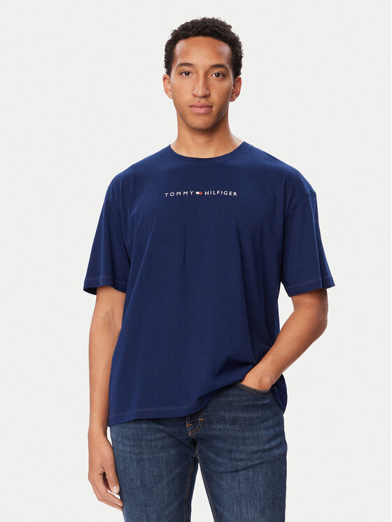 Tommy Hilfiger Tommy Hilfiger Camiseta UM0UM03685 Azul Regular Fit