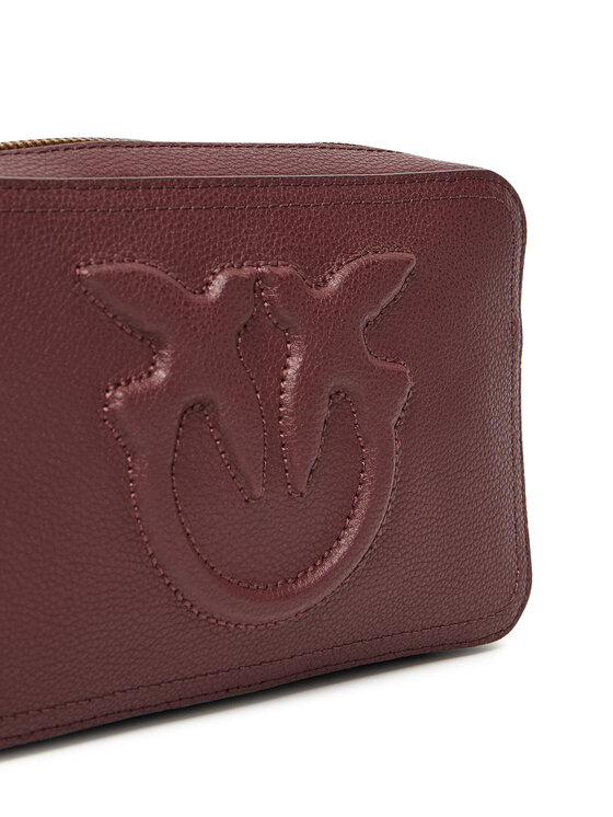 PINKO Kabelka PINKO Carrie Camera Bag Classic PE 25 PLTT 104336 A29Q Bordová