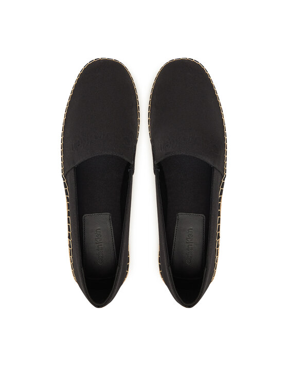 Calvin Klein Espadryle Calvin Klein Espadrille Cv Logo HM0HM01808 Czarny