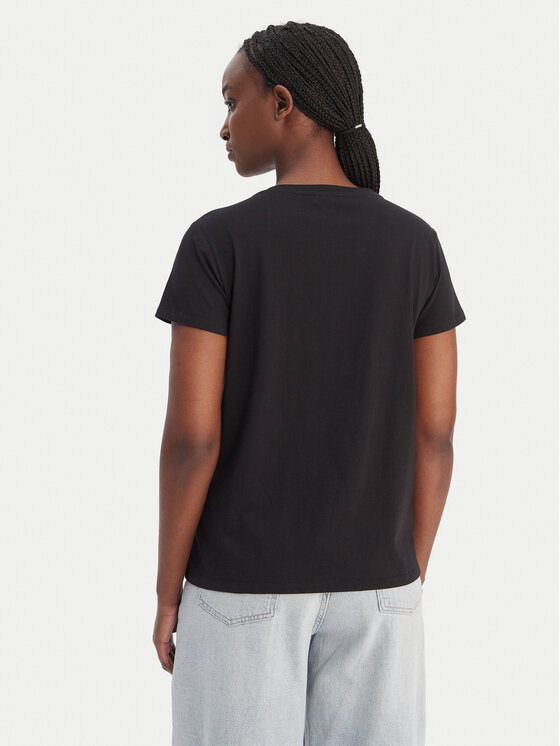 Liu Jo Sport Liu Jo Sport Camiseta TA6056 JS923 Negro Regular Fit