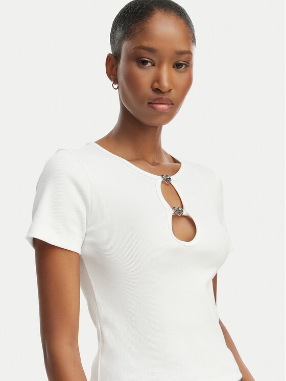 HUGO HUGO Camiseta Diheart 50562071 Blanco Slim Fit