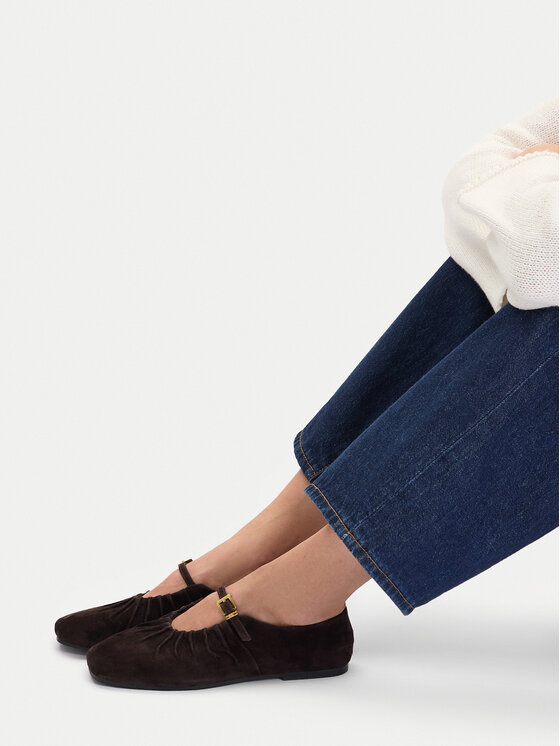 GINO ROSSI Baleríny Gino Rossi CEO-ADI-LT959S-Y2 Hnědá