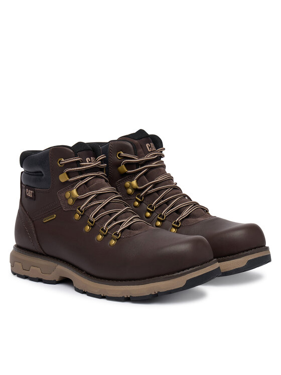 CAT Footwear Trapery CAT Footwear Pursue HIker Wp P726852 Brązowy ciemny