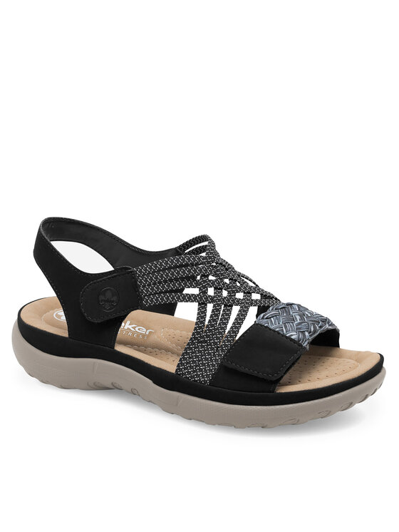 Rieker Sandales Rieker 64889-00 Melns