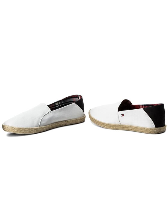 Tommy Hilfiger Espadrillas Tommy Hilfiger Easy Summer Slip On FM0FM00569 Bianco