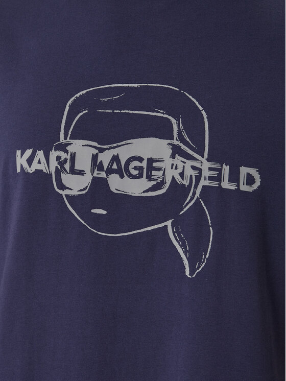 KARL LAGERFELD KARL LAGERFELD Pigiama B1M45005 Blu scuro Regular Fit