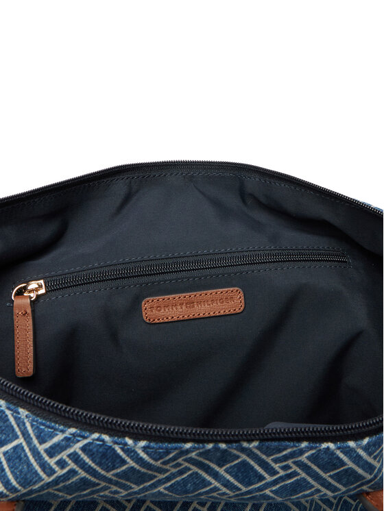 Tommy Hilfiger Táska Tommy Hilfiger Popette Tote Denim Flag AW0AW18613 Kék