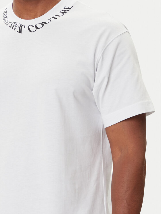 Versace Jeans Couture Versace Jeans Couture Camiseta 79GAHP03 CJ01P Blanco Regular Fit