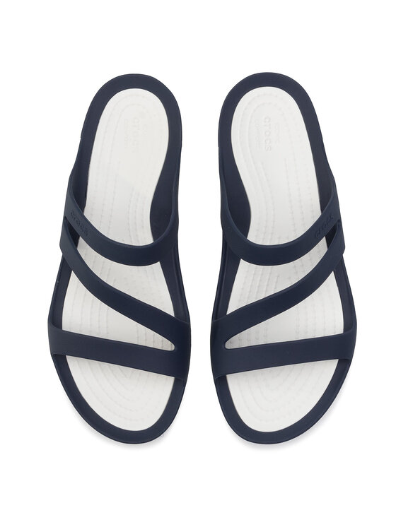 Crocs Natikači Crocs Swiftwater Sandal W 203998 Mornarsko modra