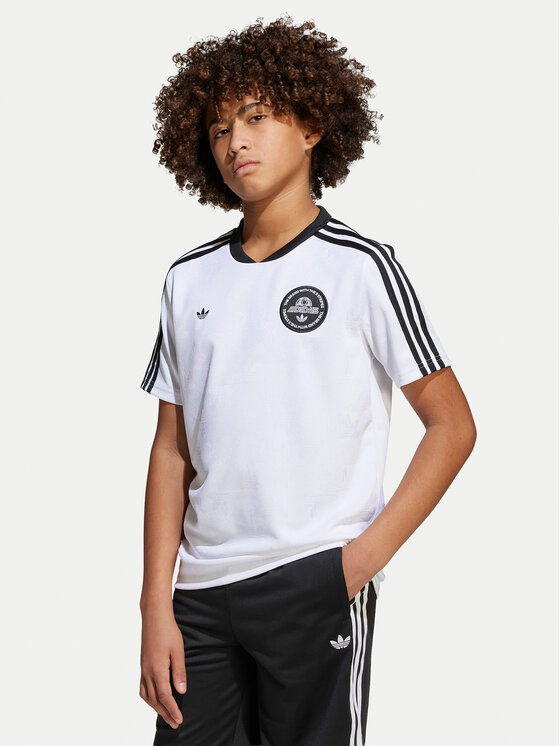 adidas adidas T-Shirt Football JV7682 Λευκό Loose Fit