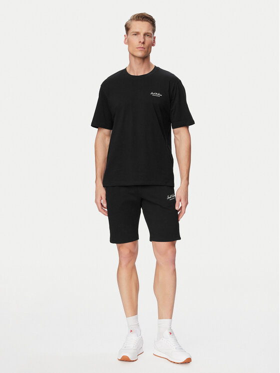 Jack & Jones Jack & Jones Completo T-shirt e pantaloncini Archive 12297642 Nero Relaxed Fit