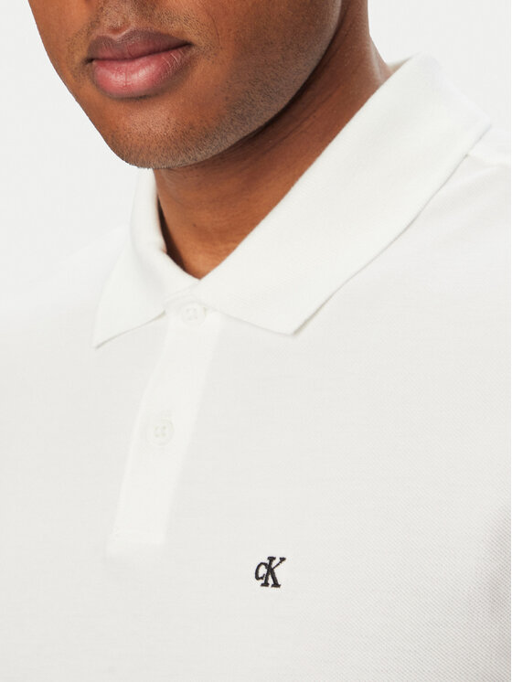 Calvin Klein Calvin Klein Polo LV040EM269 Blanco Regular Fit