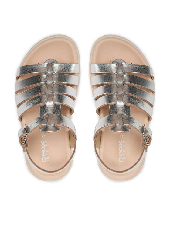 Geox Sandalias Geox J Sandal Soleima Gir J35GSB000CFC1007 M Plata