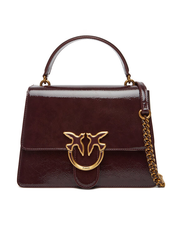 PINKO Soma PINKO Love One Top Handle Classic Light PE 25 PLTT 100066 A1UV Y1HQ Bordo