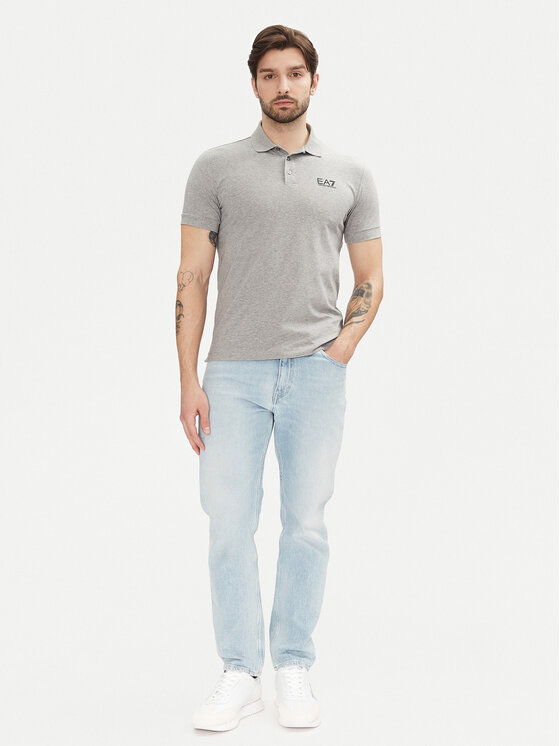 EA7 Emporio Armani EA7 Emporio Armani Polo 8NPF14 PJVQZ 3905 Siva Regular Fit