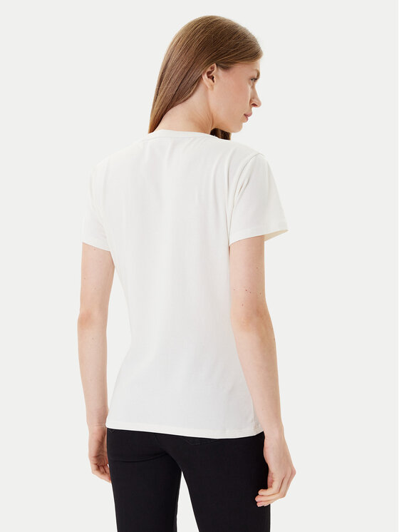 Liu Jo Sport Liu Jo Sport Camiseta TF5166 JS003 Écru Regular Fit