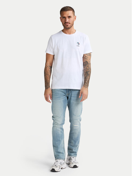Petrol Industries Petrol Industries Camiseta M-1050-TSR644 Blanco Regular Fit