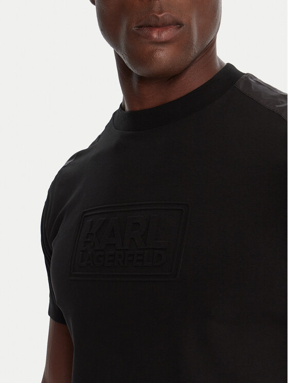 KARL LAGERFELD KARL LAGERFELD Camiseta 755030 554235 Negro Regular Fit